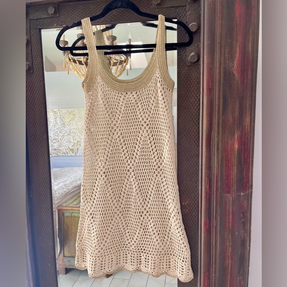 Boston Proper Crotchet Dress/Swim Cover Up (Size 0) - Picture 2 of 4